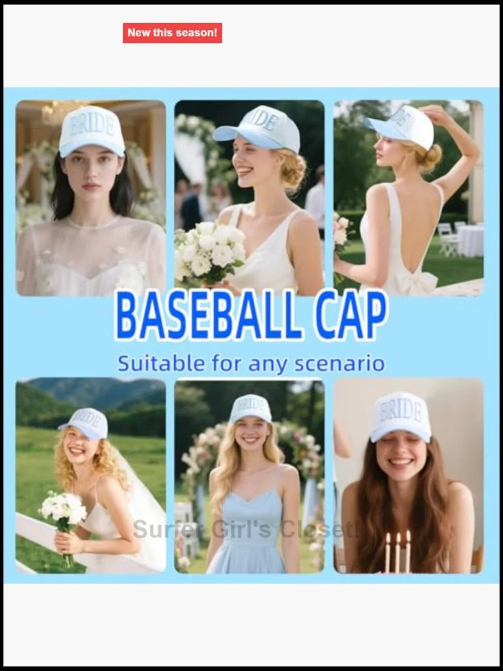 Bride Trucker Hat - Bachelorette Party Snapback Cap